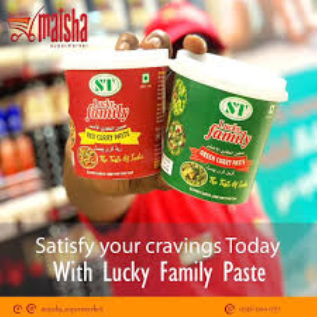 LUCKY FAMILY RED CURRY PASTE 400G